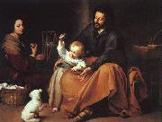 Bartolome Esteban Murillo The Holy Family  dfffg Spain oil painting artist